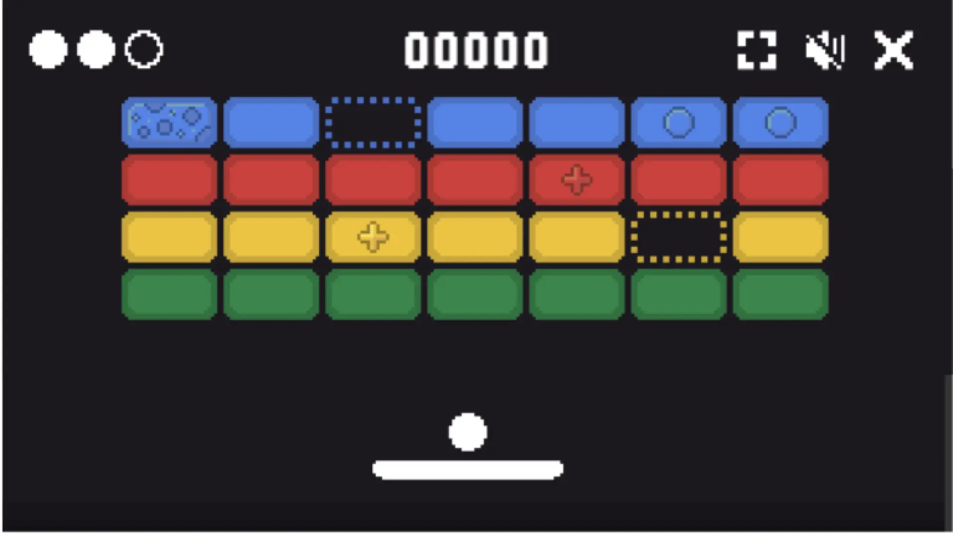 Google Doodle Block Breaker game